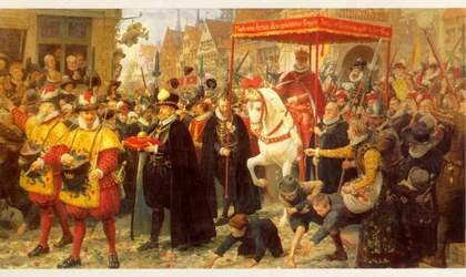 Korunovace Kristiána IV. v roce 1596